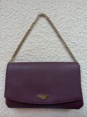 Kate Spade Laurel Way Greer Crossbody Bag in Deep Plum EUC